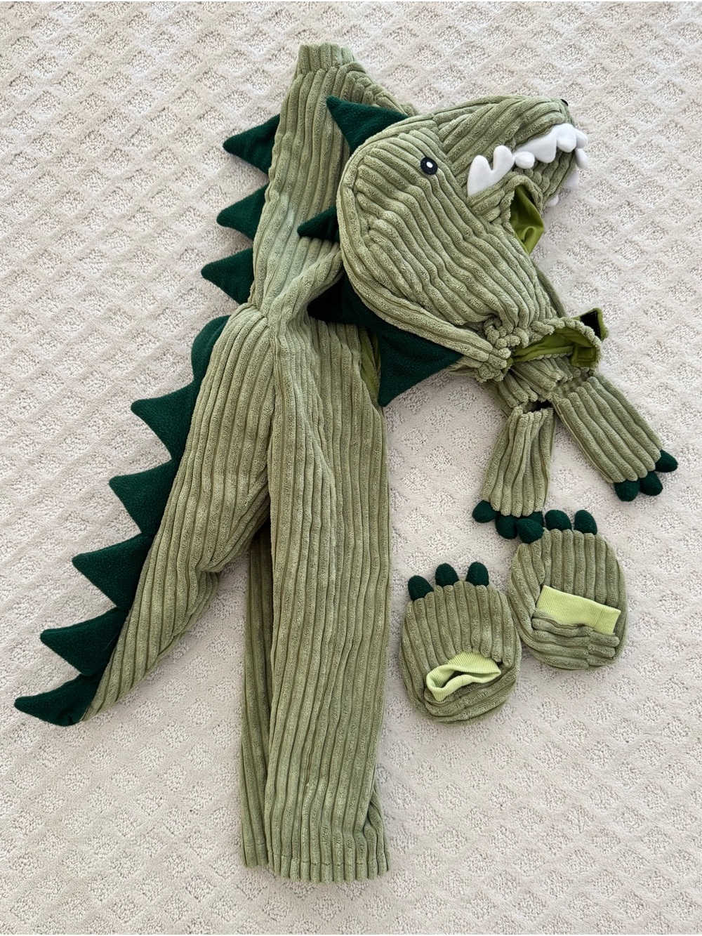 Kids Green Dinosaur Costume 4T